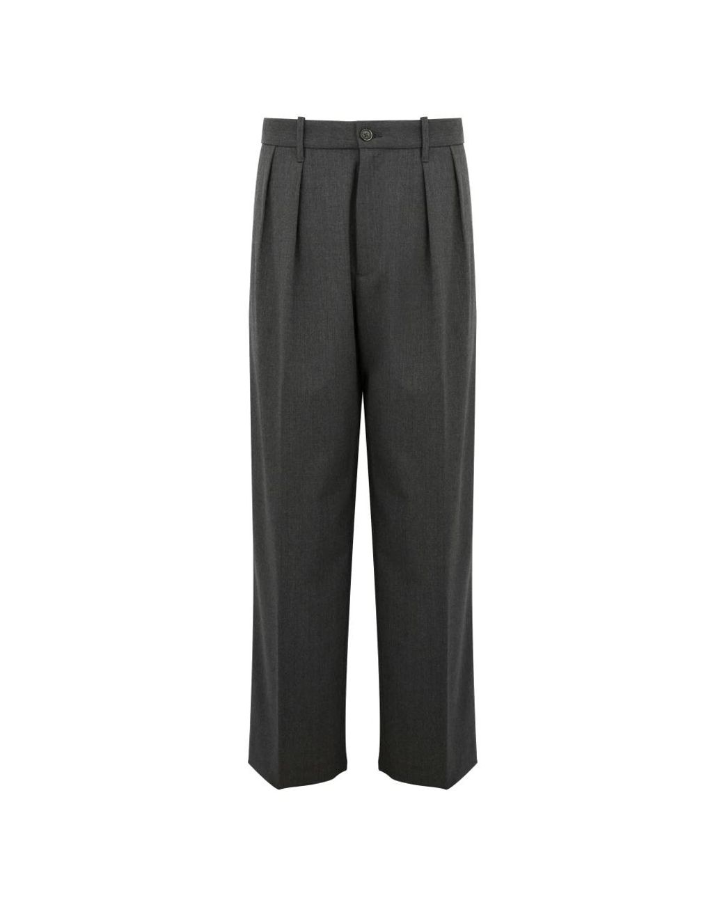 Nine:inthe:morning Gray Straight Trousers for men