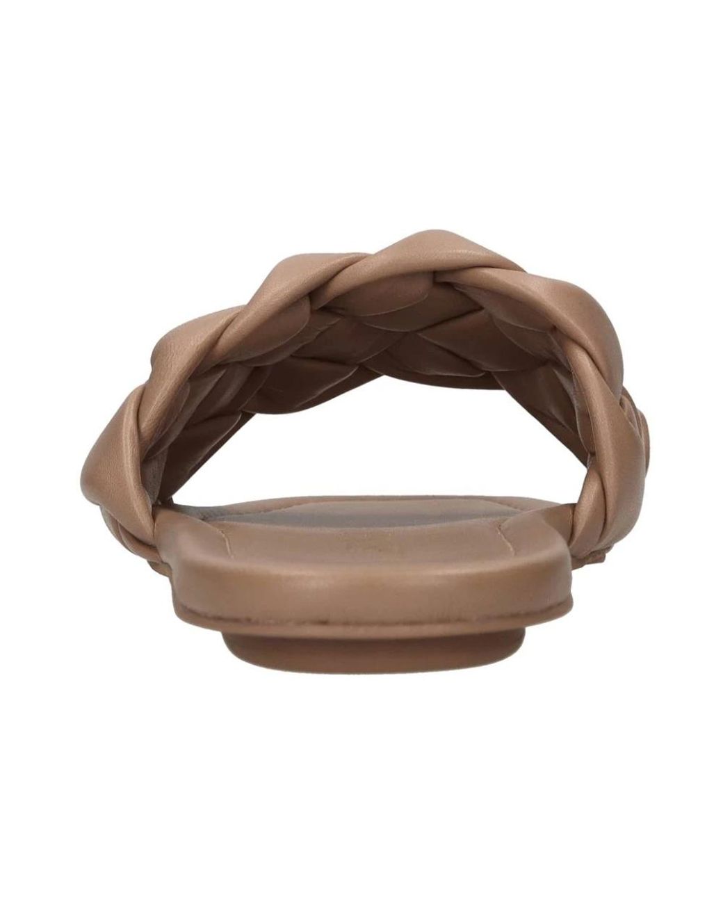 Sliders Stuart Weitzman en coloris Brown