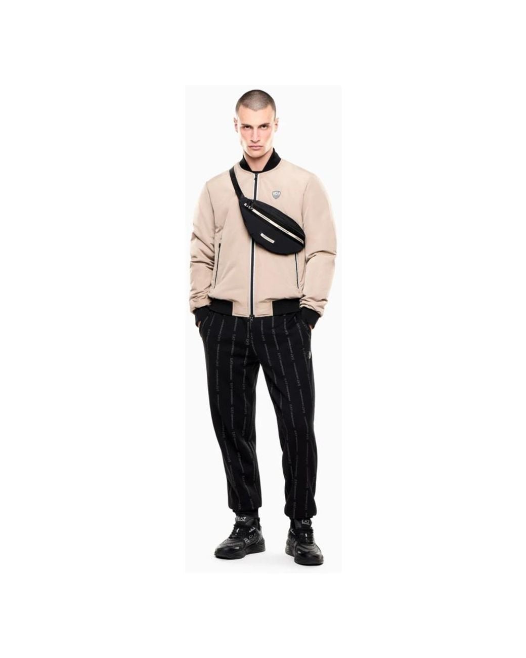 EA7 Natural Bomber Jackets for men