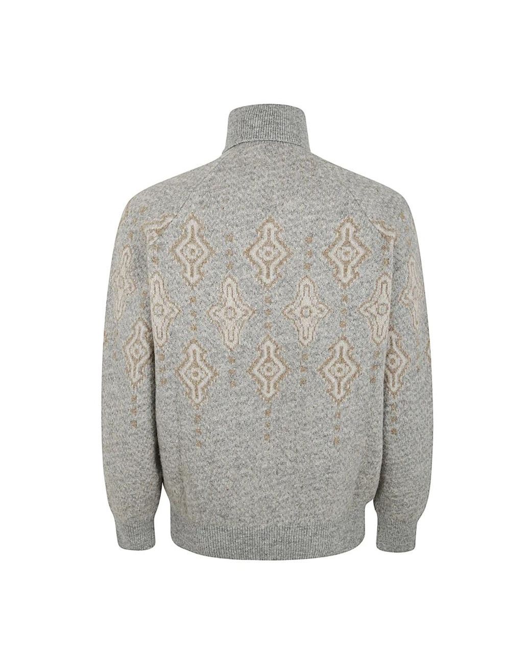 Brunello Cucinelli Gray Turtlenecks for men