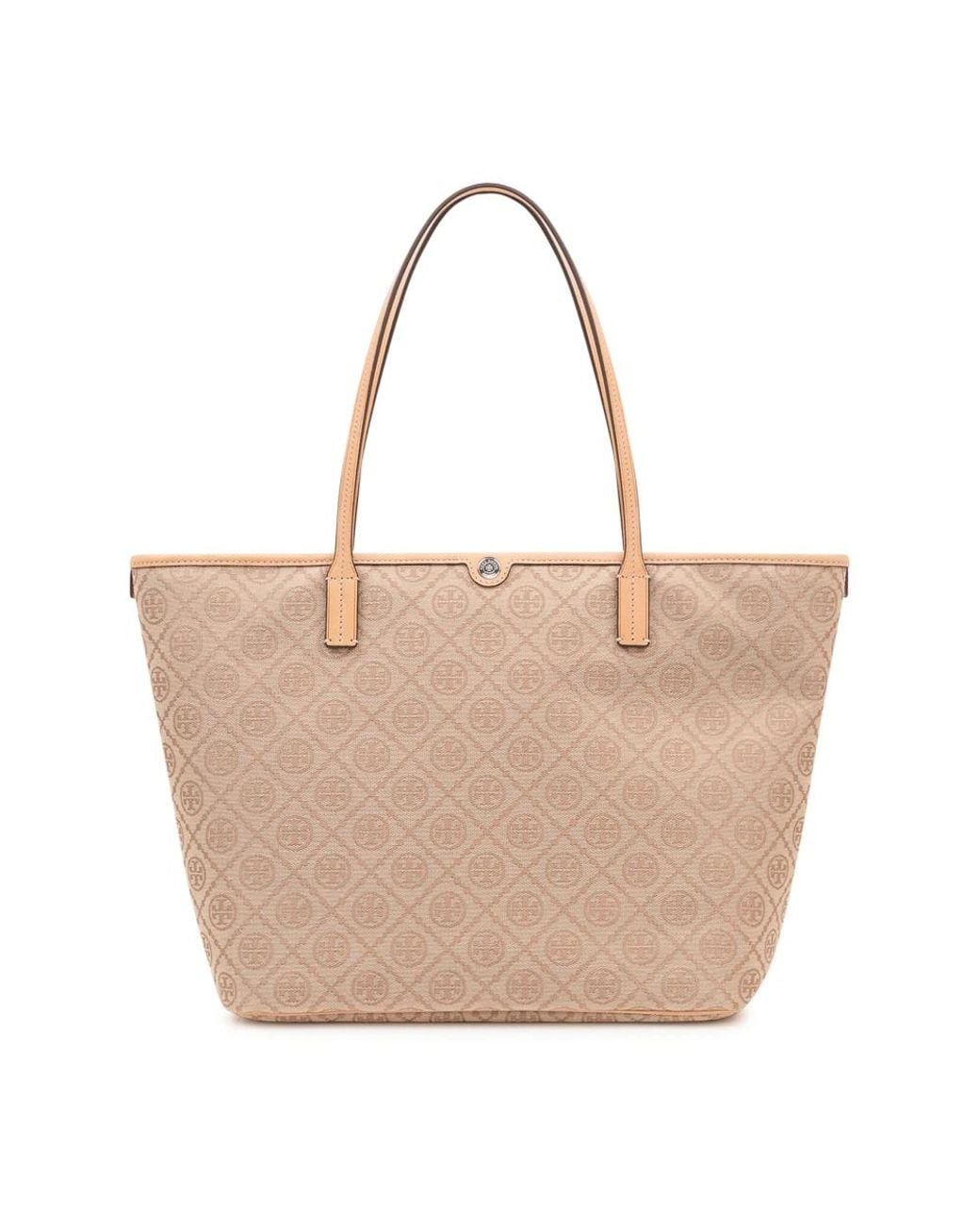Tory Burch Natural Shopping Bags