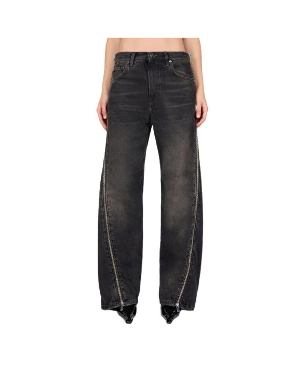 Haikure Black Loose Fit Jeans