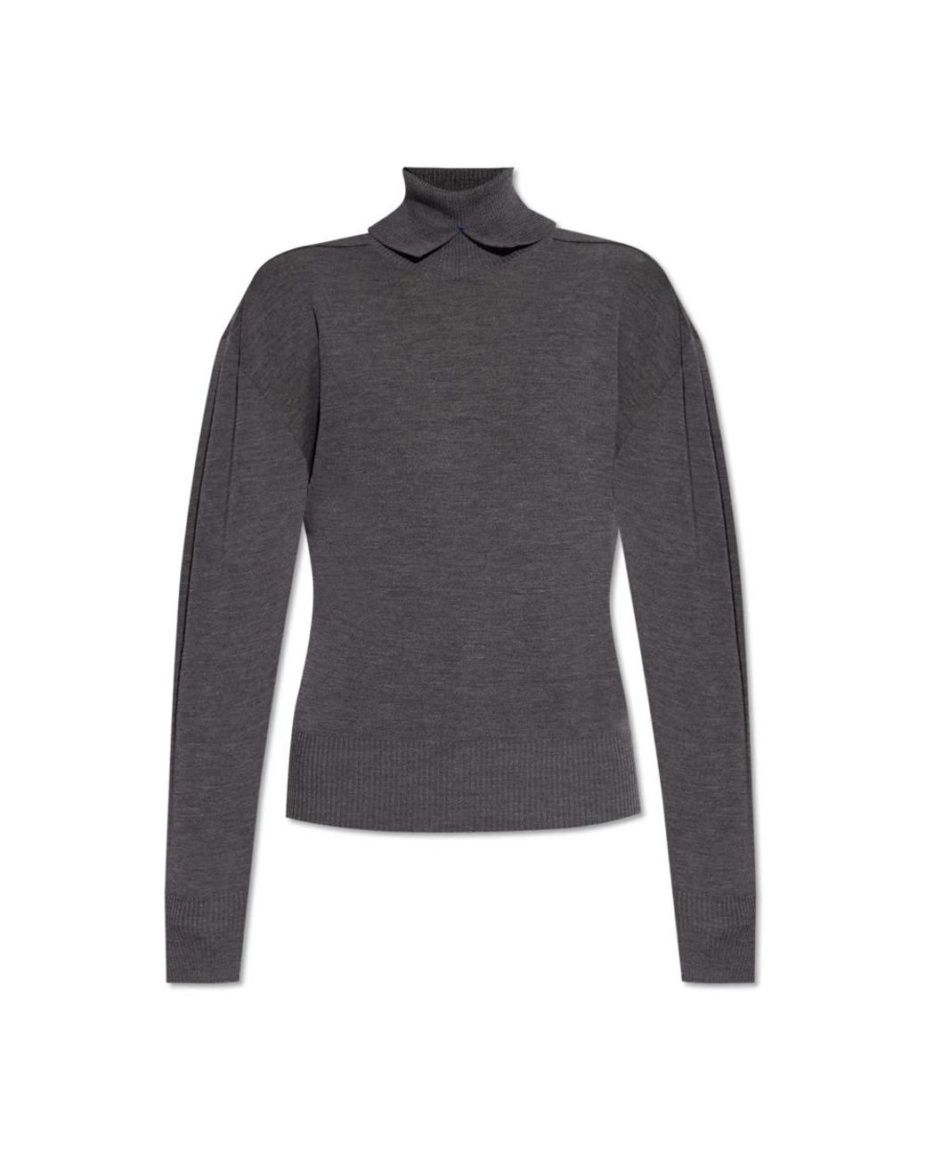 Burberry Gray Turtlenecks
