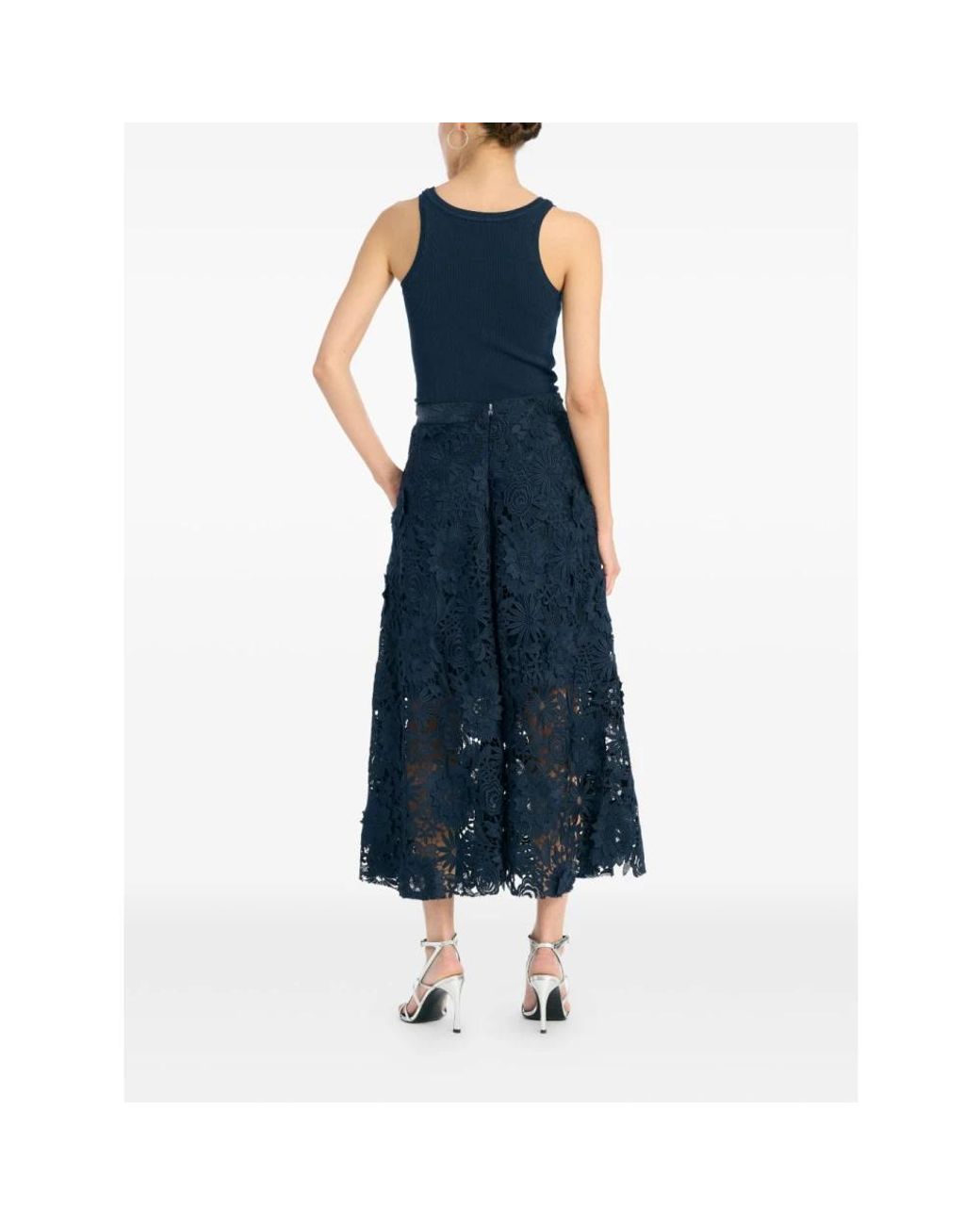 ROTATE BIRGER CHRISTENSEN Blue Midi Skirts