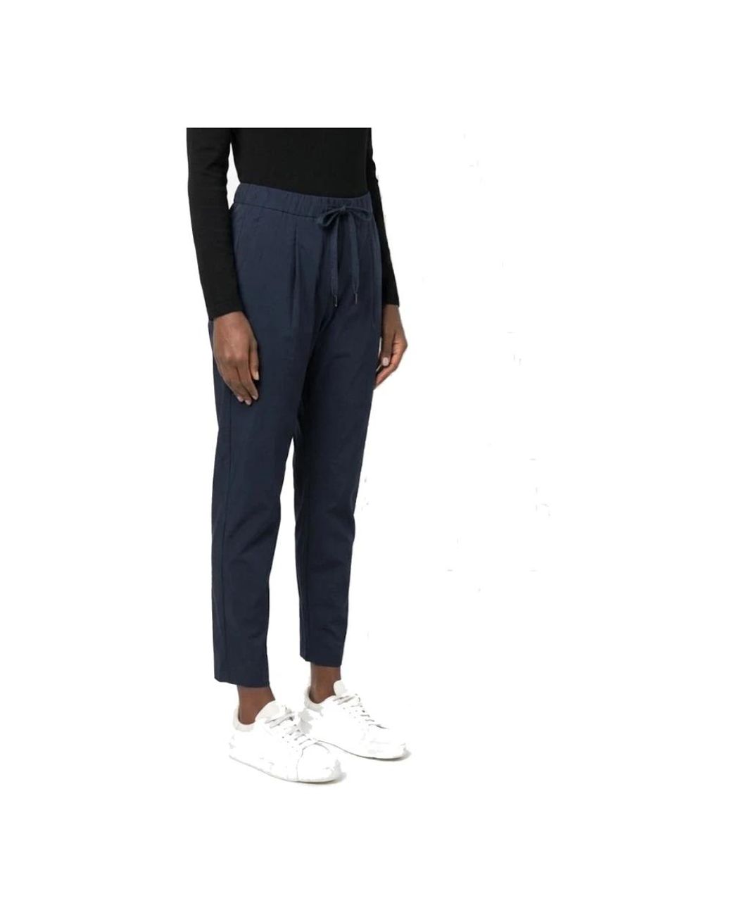 Herno Blue Cropped Trousers