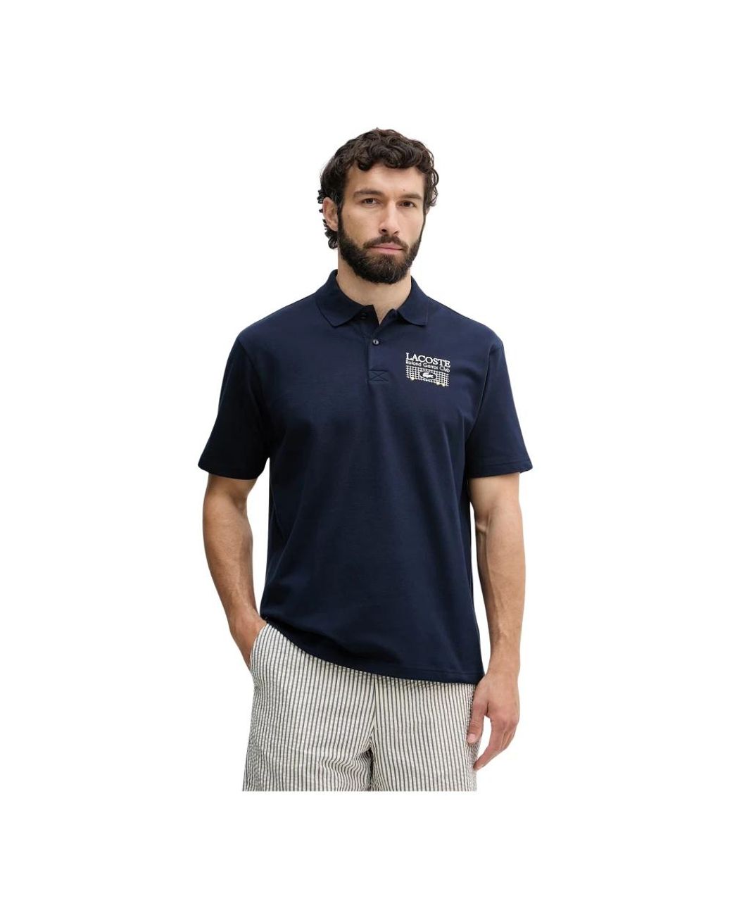 Lacoste Polo Hemden in het Blue voor heren