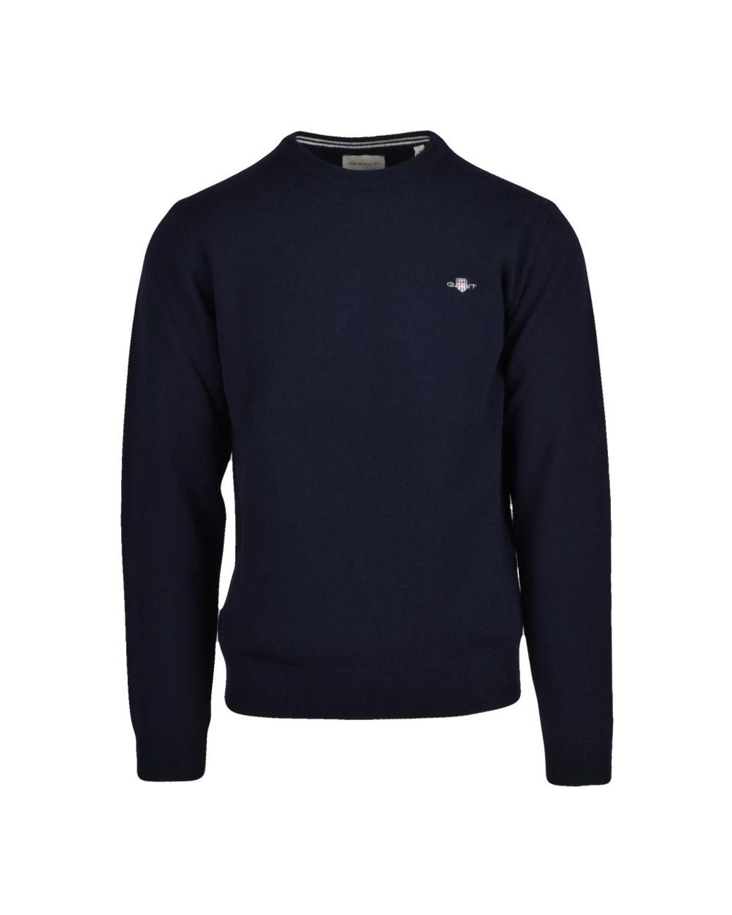 Gant Blue Round-Neck Knitwear for men