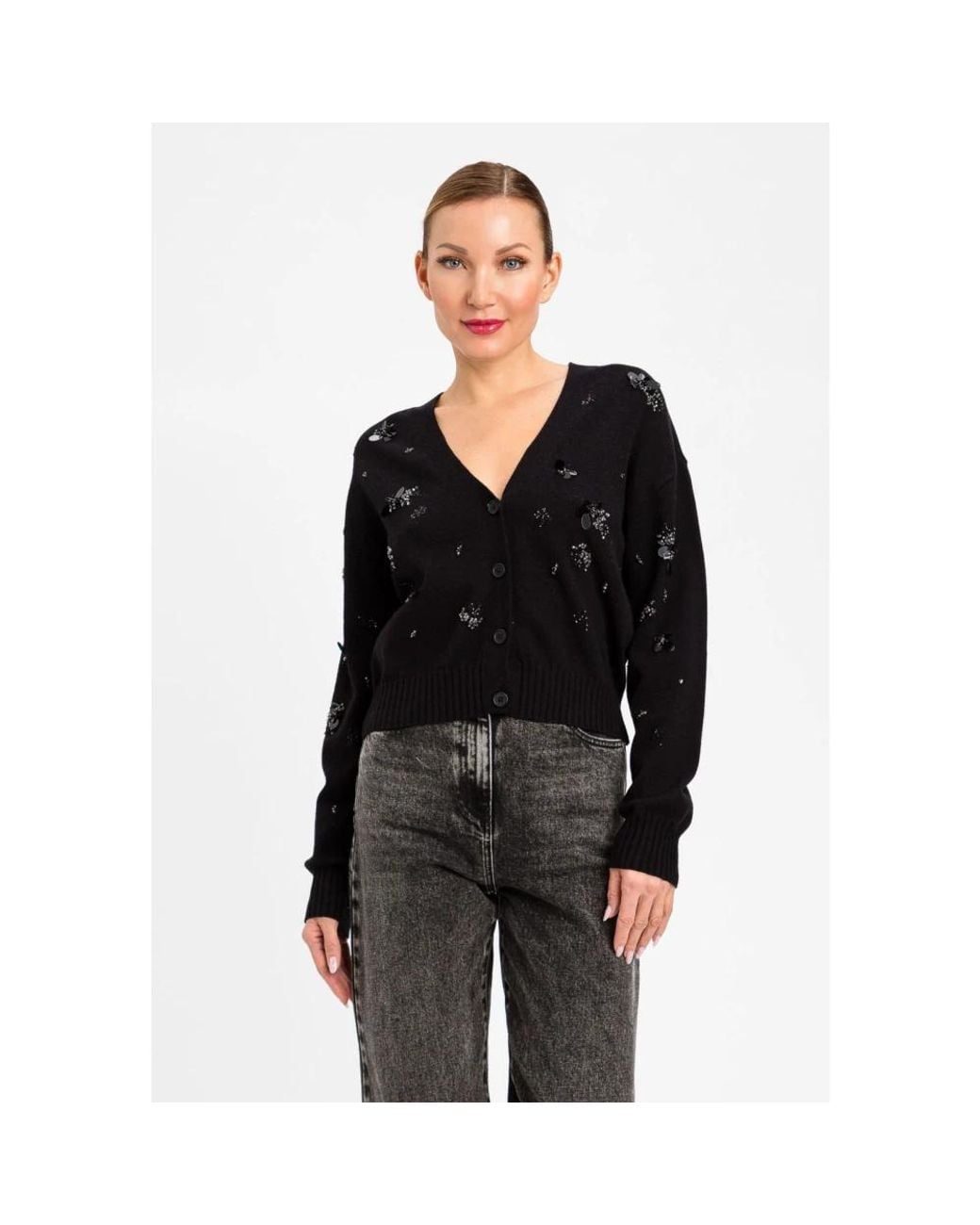 Cardigans Twinset de color Black