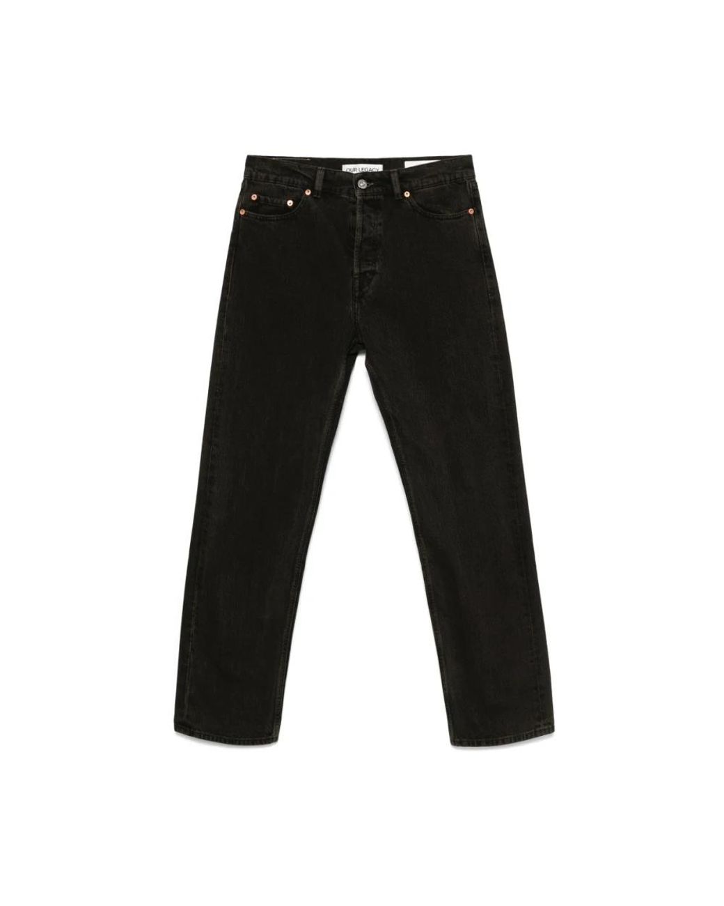 Our Legacy Black Straight Fit Jeans for men