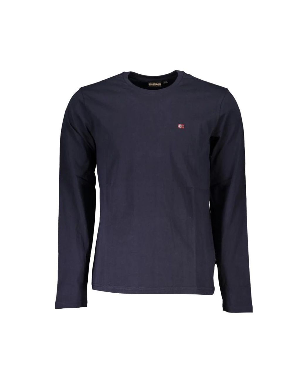 Napapijri Blue Long Sleeve Tops for men