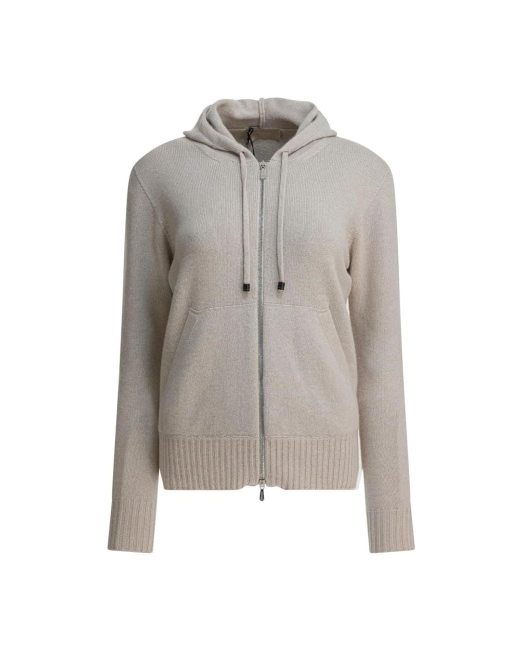 Drumohr Gray Cashmere Knitwear
