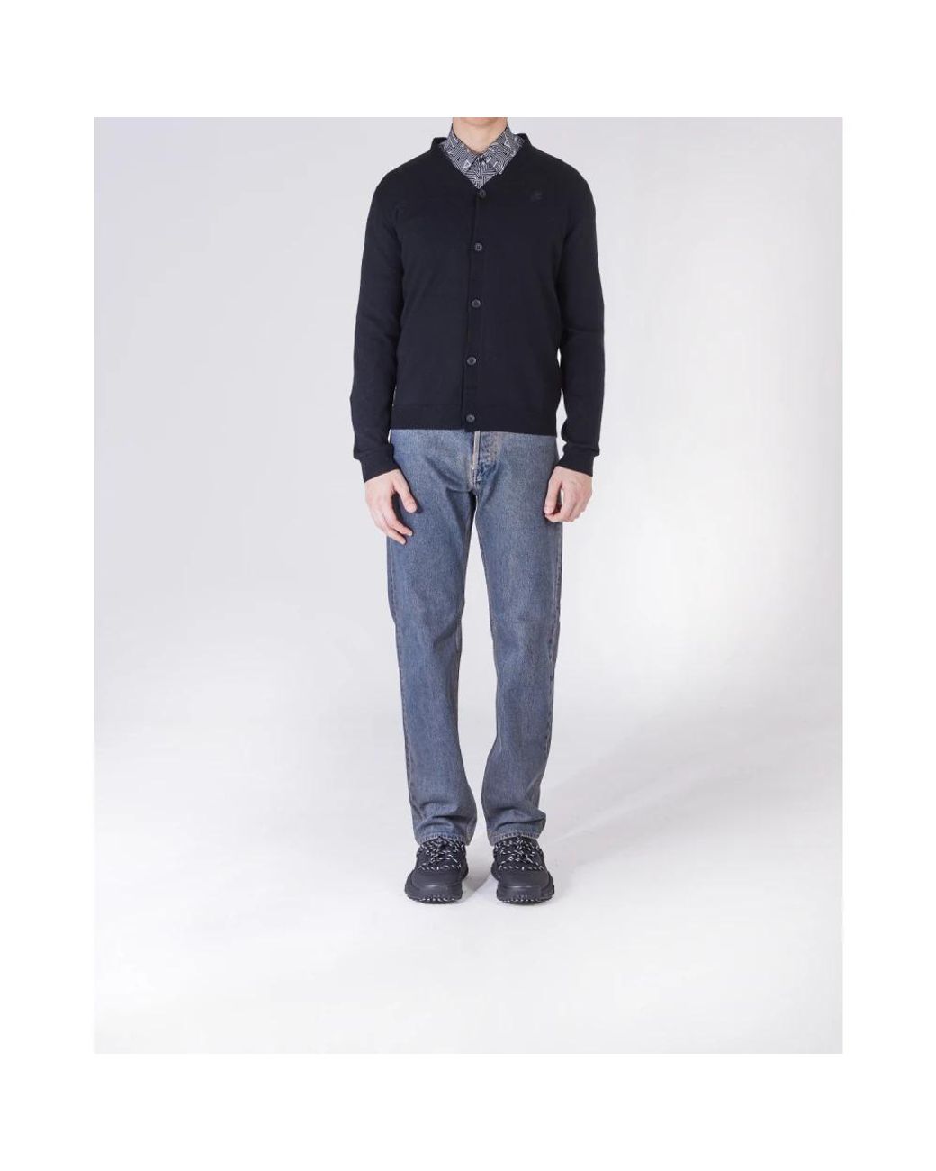 Cardigans Karl Lagerfeld de hombre de color Blue