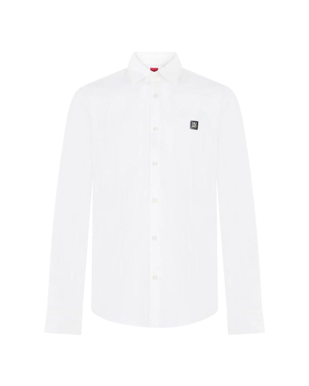 Boss White Formal Shirts for men
