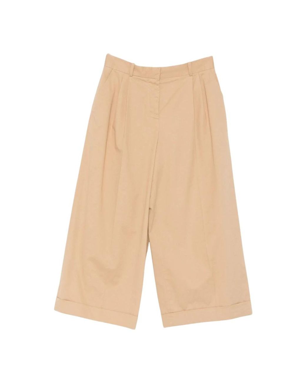 The Row Natural Cropped Trousers