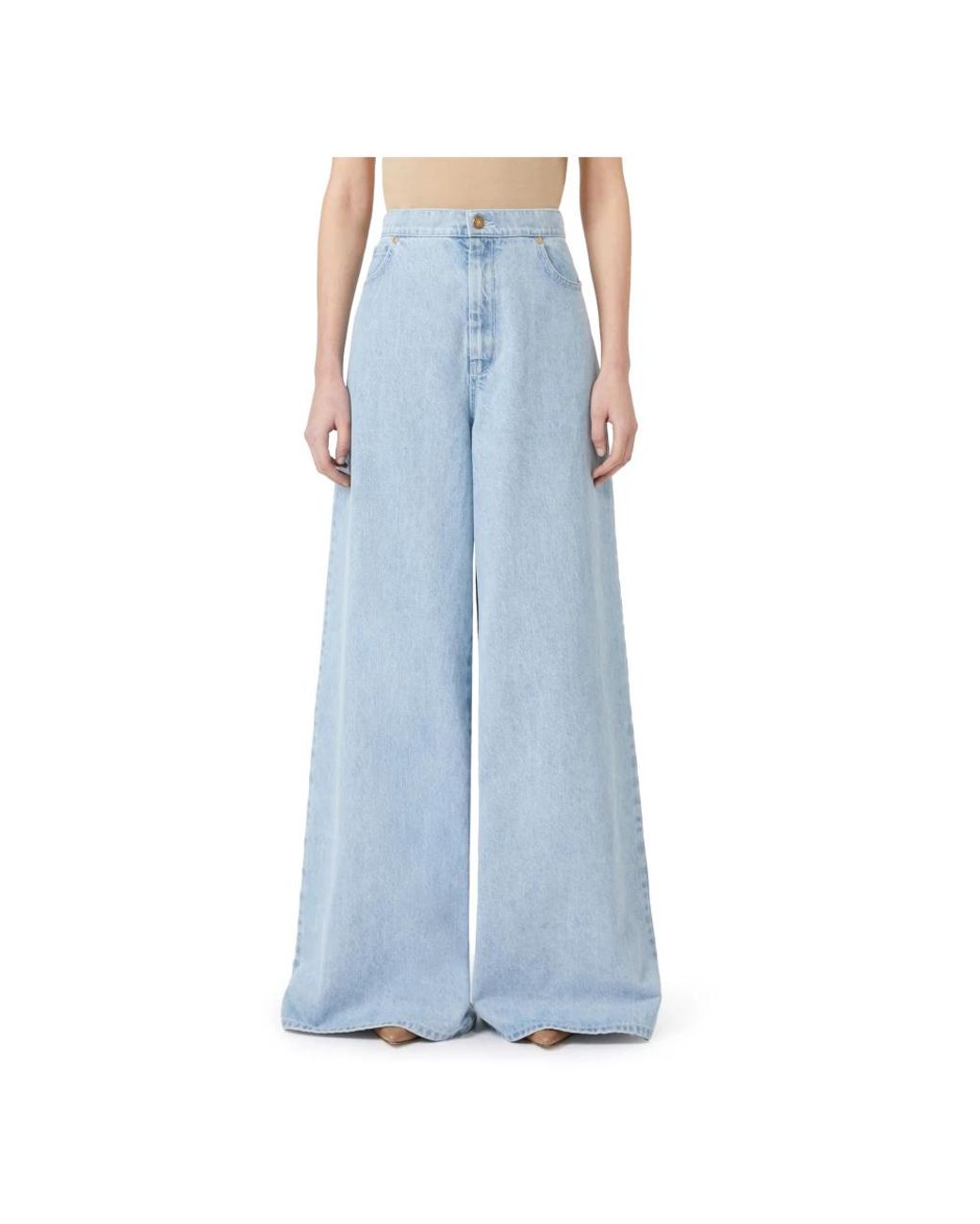 Max Mara Blue Wide Jeans