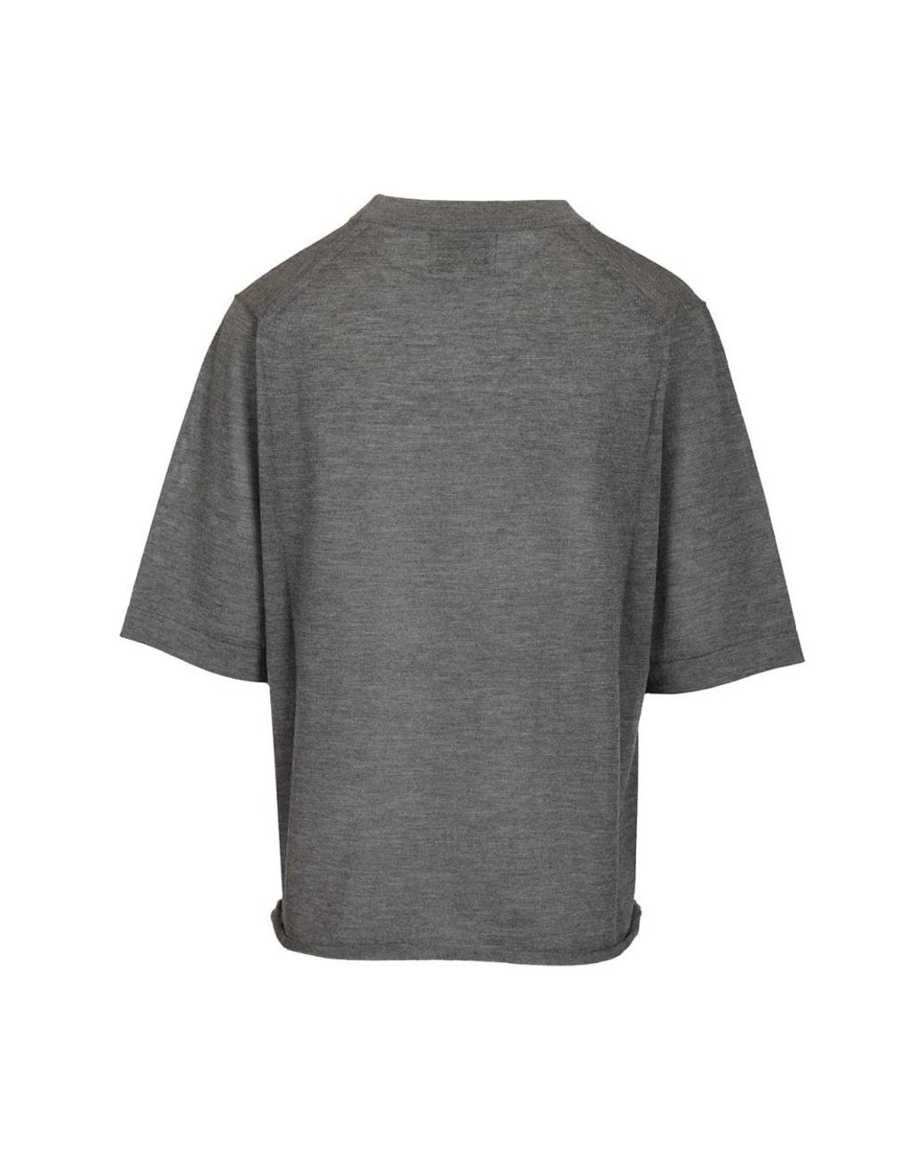 Loulou de Saison Gray Round-Neck Knitwear