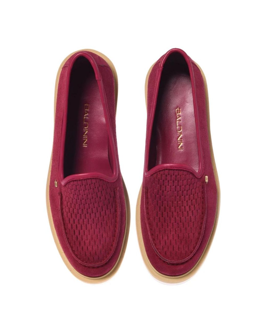 Baldinini Red Loafers