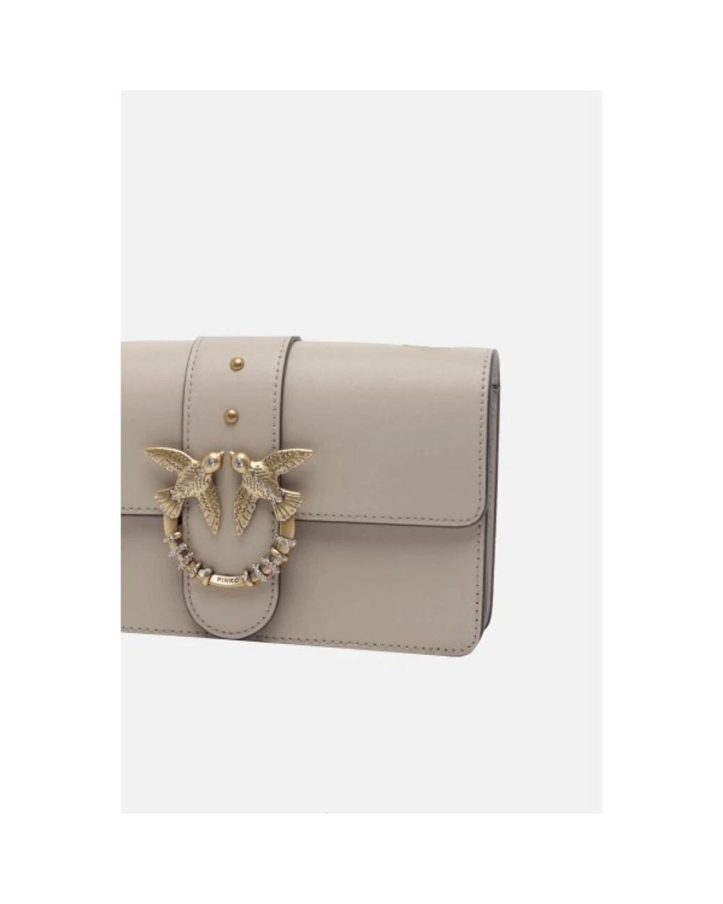 Pinko Gray Cross Body Bags