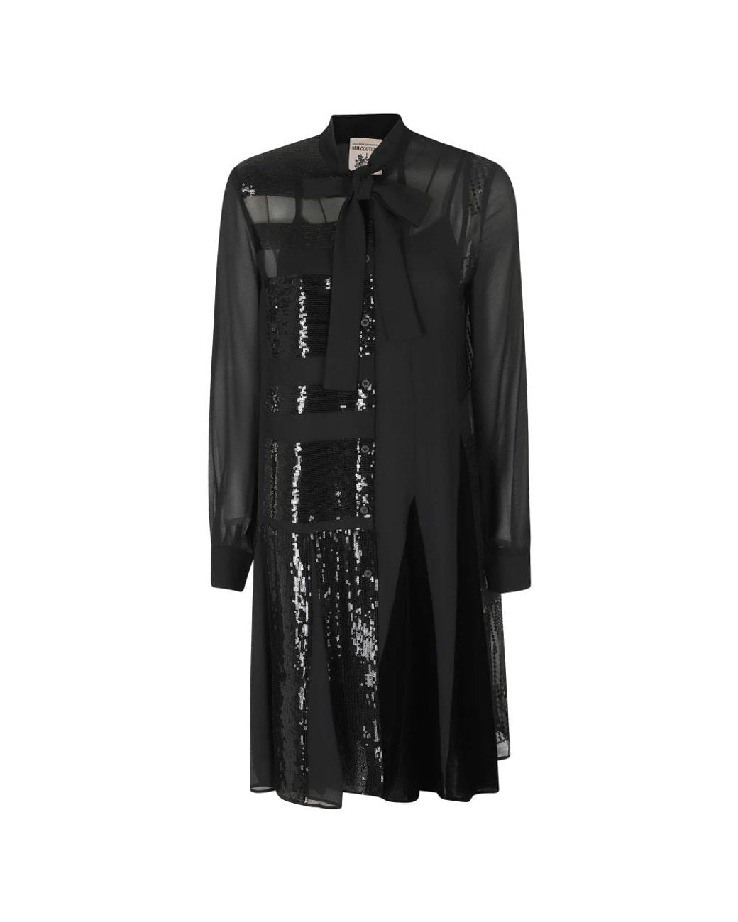Semicouture Black Shirt Dresses