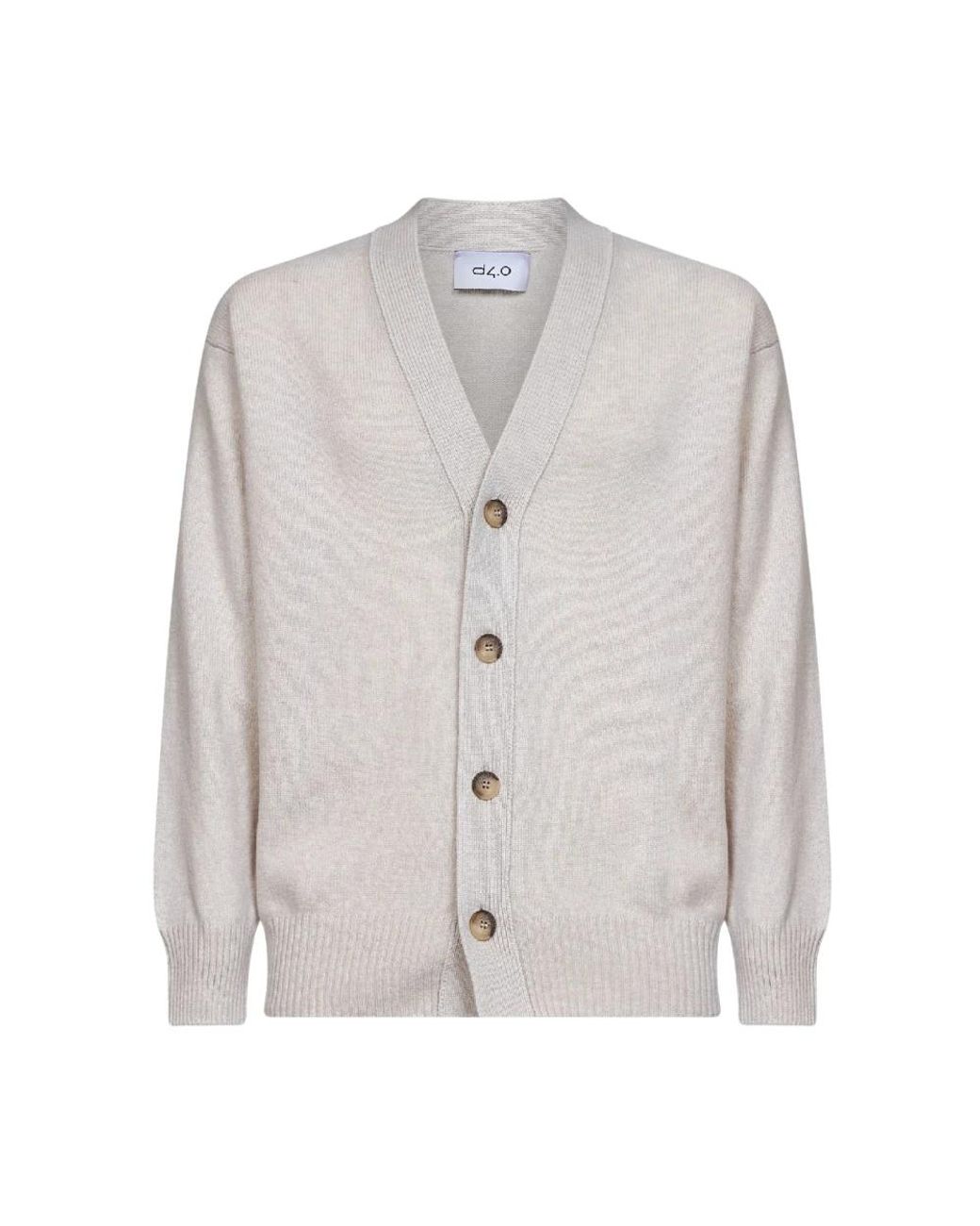 D4.0 Truien & Vesten ,Cardigans in het Gray voor heren