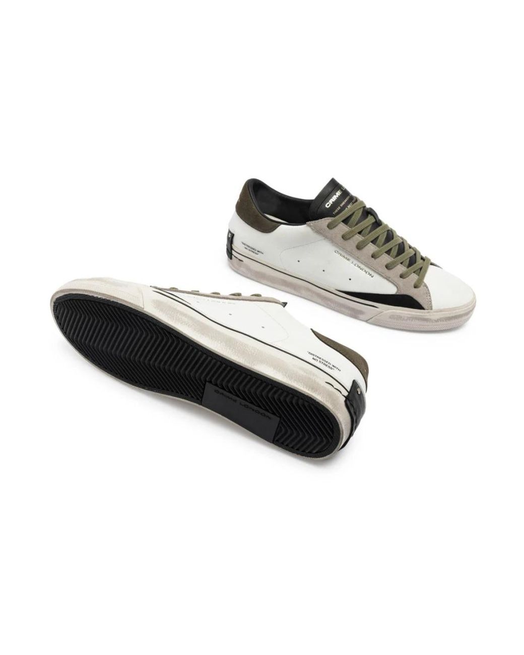 Crime London Metallic Sneakers for men