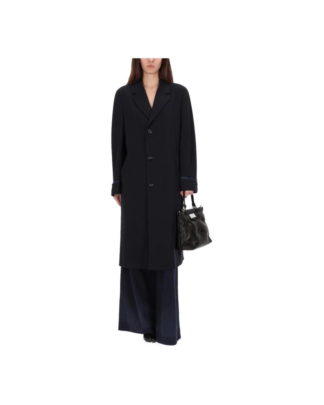 Maison Margiela Blue Wide Trousers