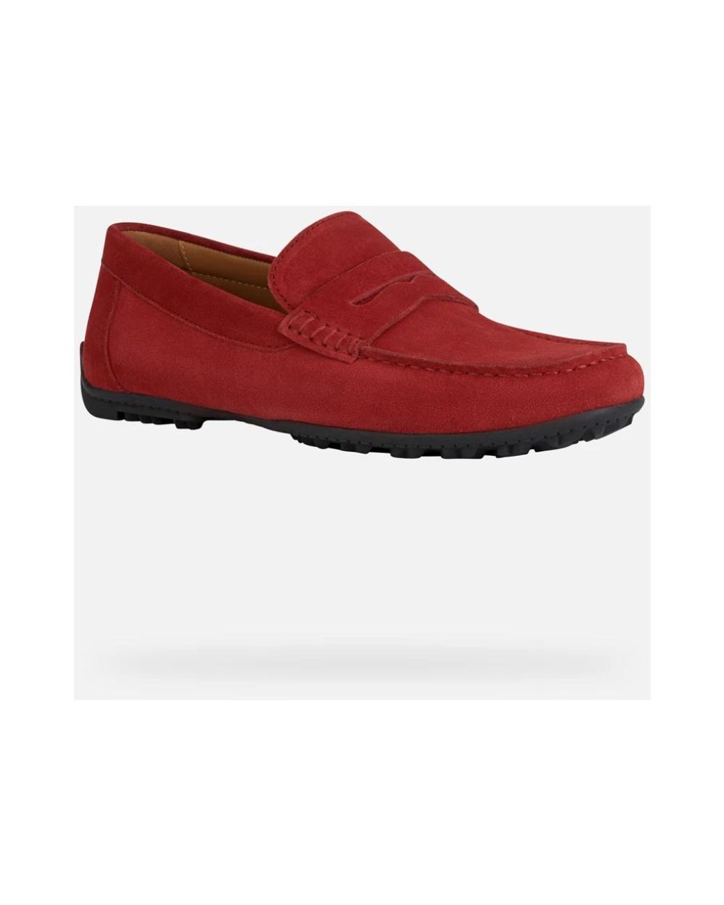 Geox Red Loafers for men