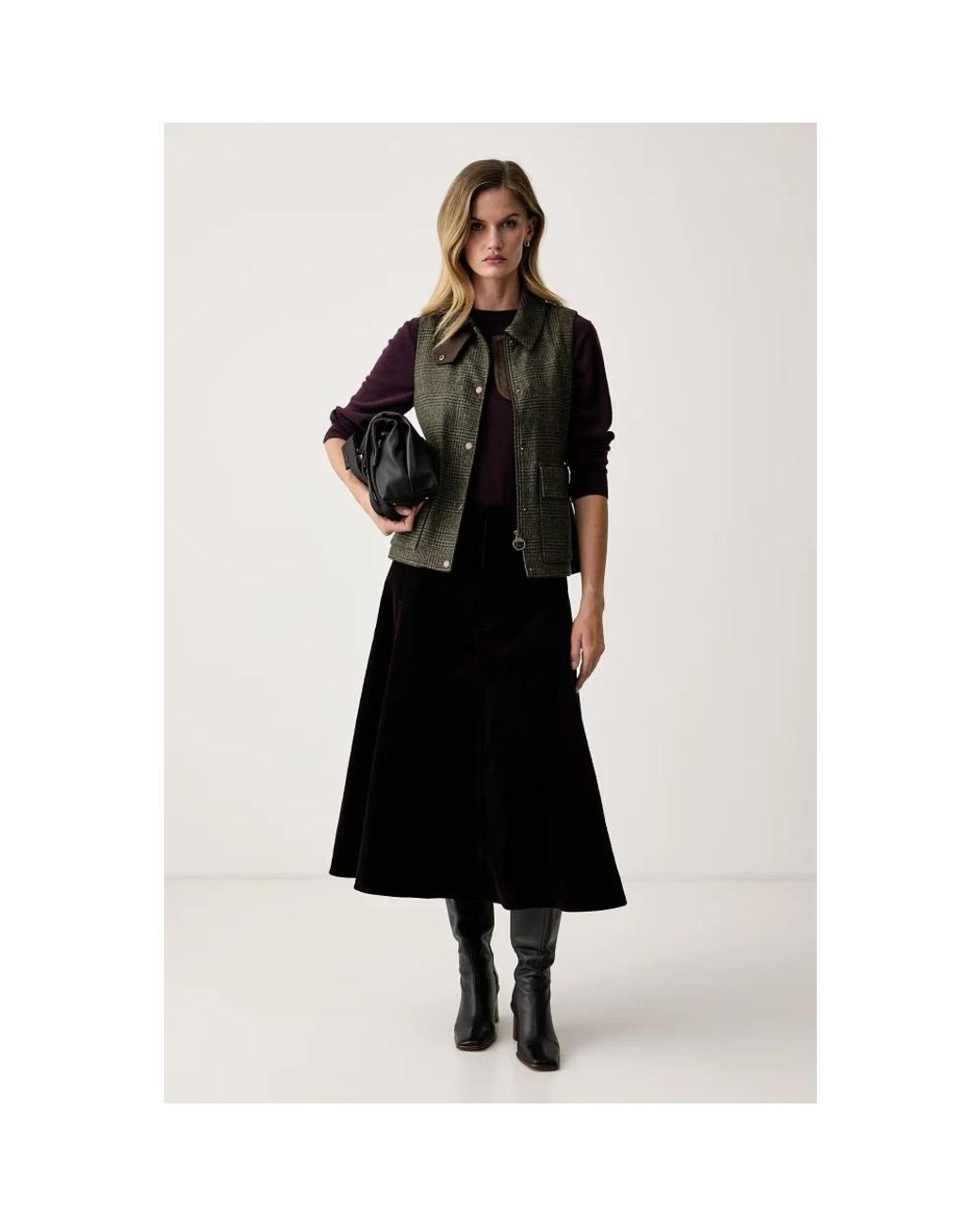 Barbour Black Joyce Wollweste