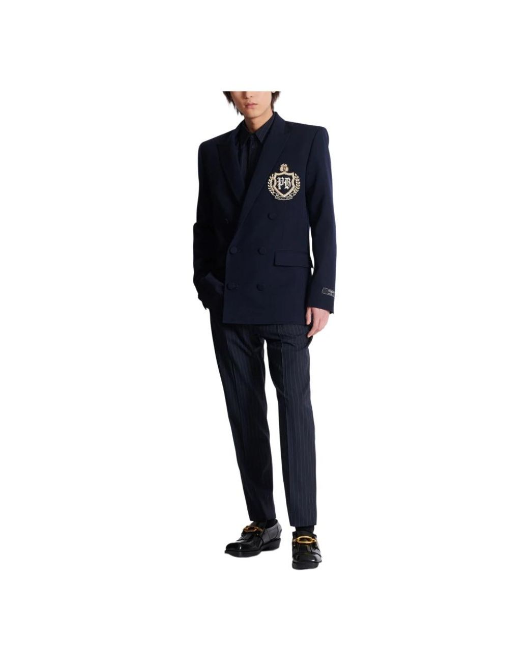 Blazers Balmain de hombre de color Blue