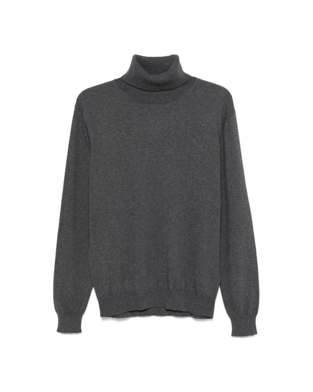 Dondup Truien & Vesten ,Grijs ,Cashmere Silk Grijze Trui in het Gray voor heren