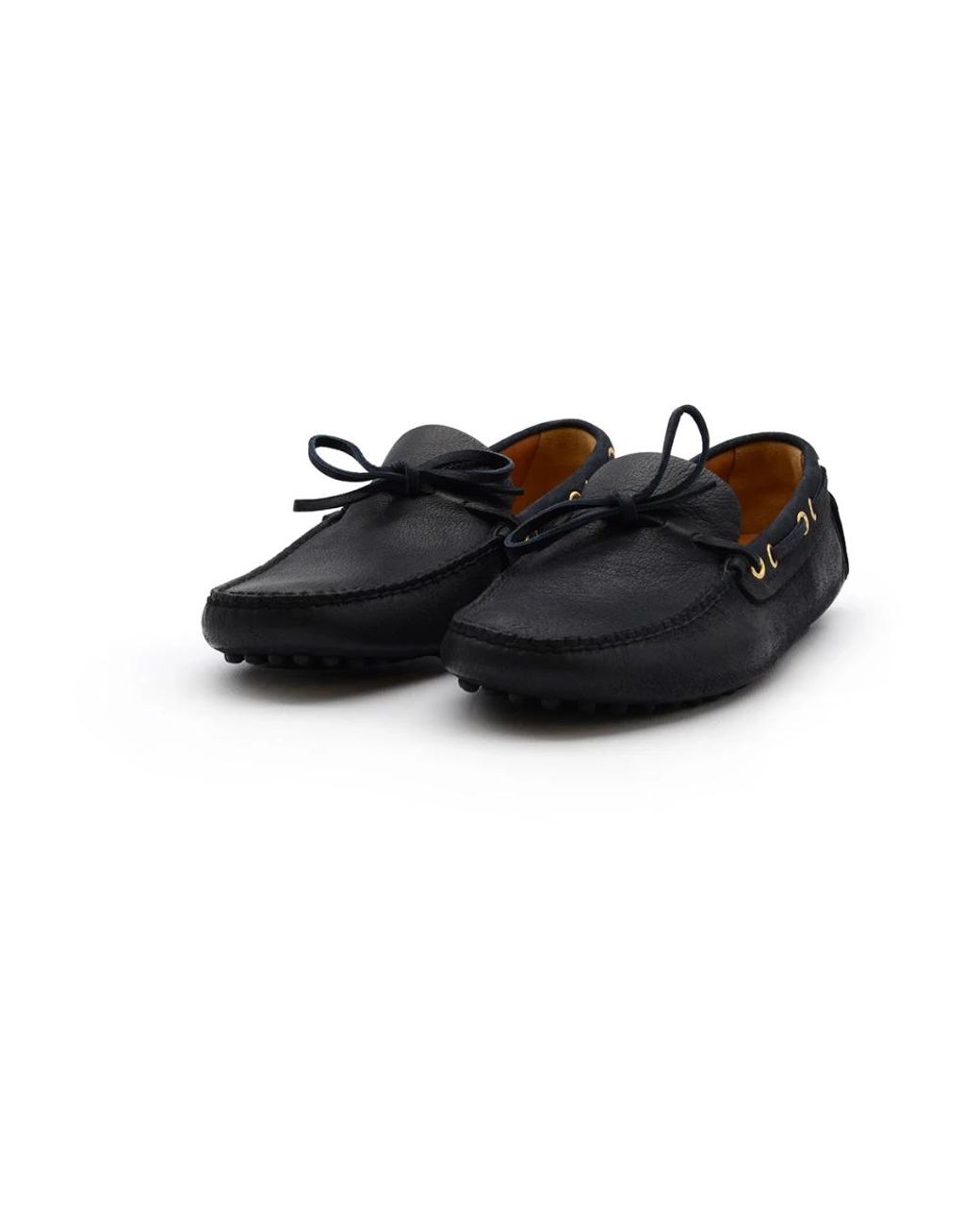 Car Shoe Black Boat Shoes for men