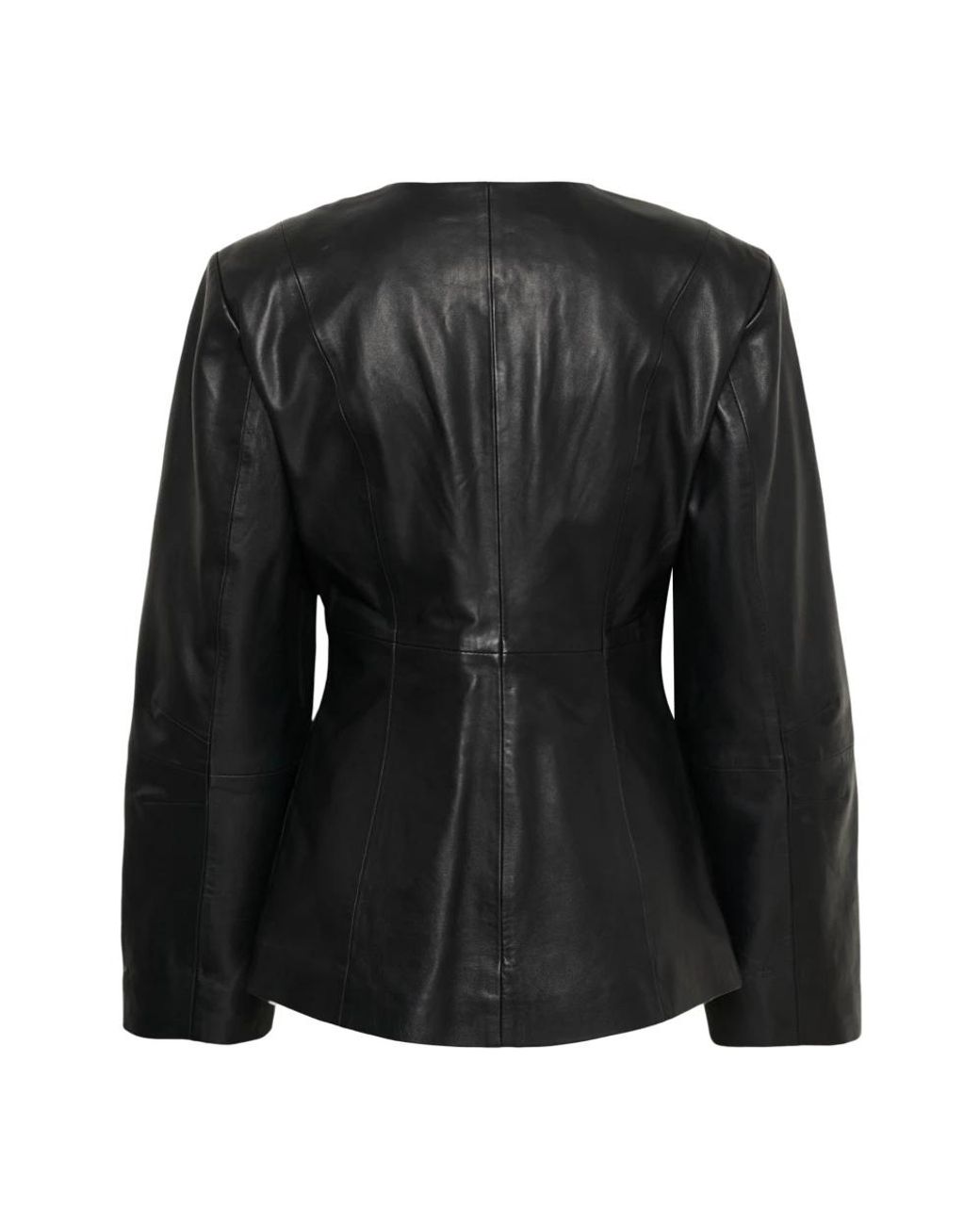 Gestuz Black Lederjacke
