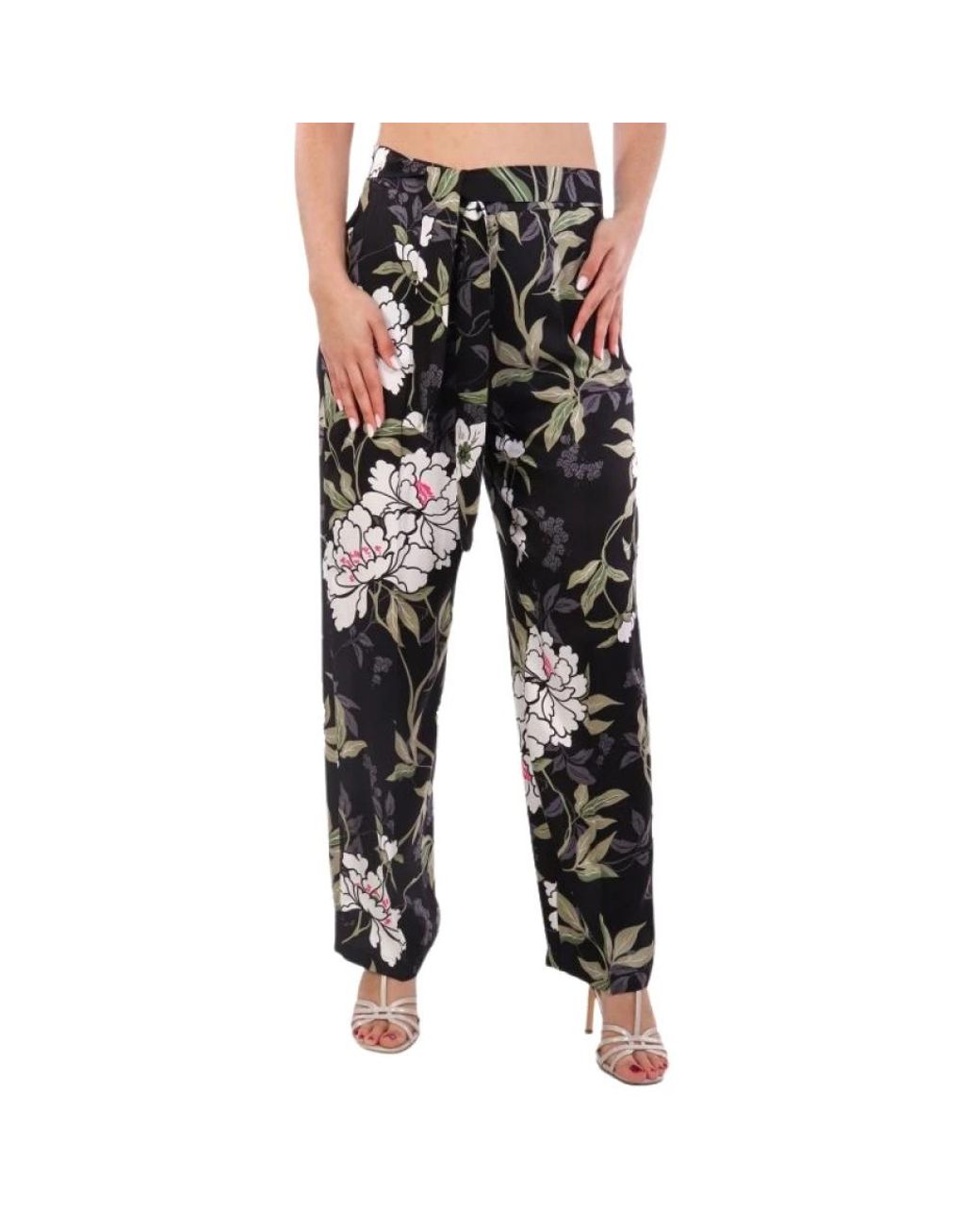 Marella Black Wide Trousers