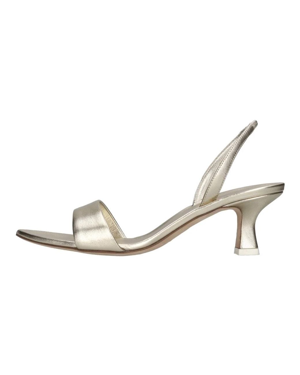 3Juin Metallic High Heel Sandals