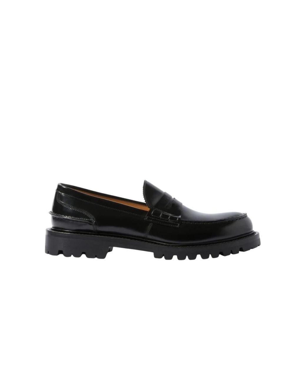 Scarosso Handgefertigte schwarze Lederslipper in Black für Herren