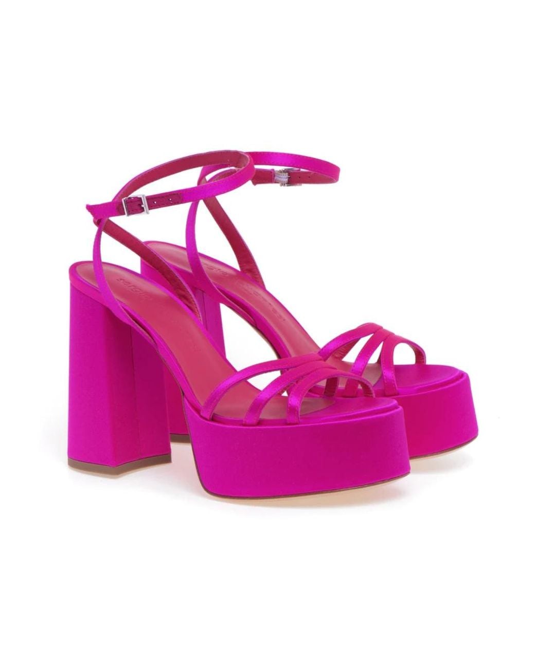 Sergio Levantesi Pink High Heel Sandals