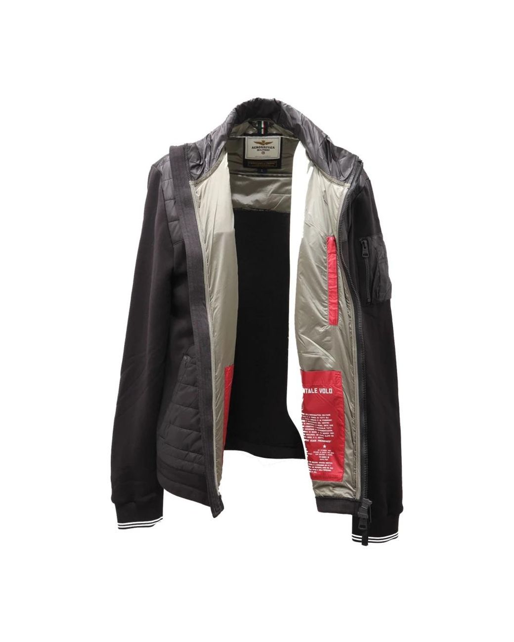 Aeronautica Militare Black Winter Jackets for men