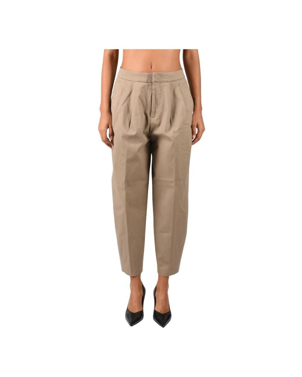 Dondup Natural Cropped Trousers