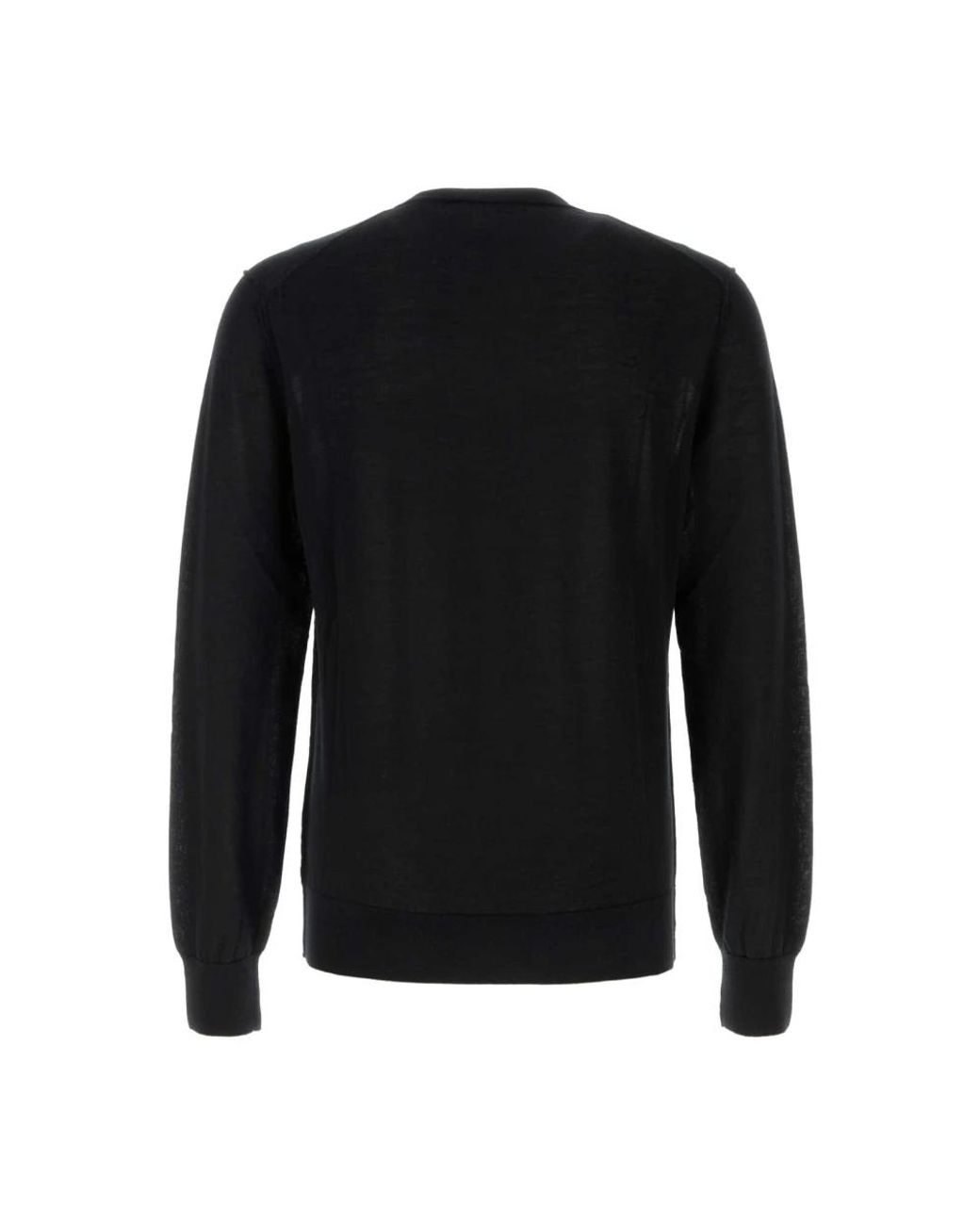 Dolce & Gabbana Black Cashmere Knitwear for men