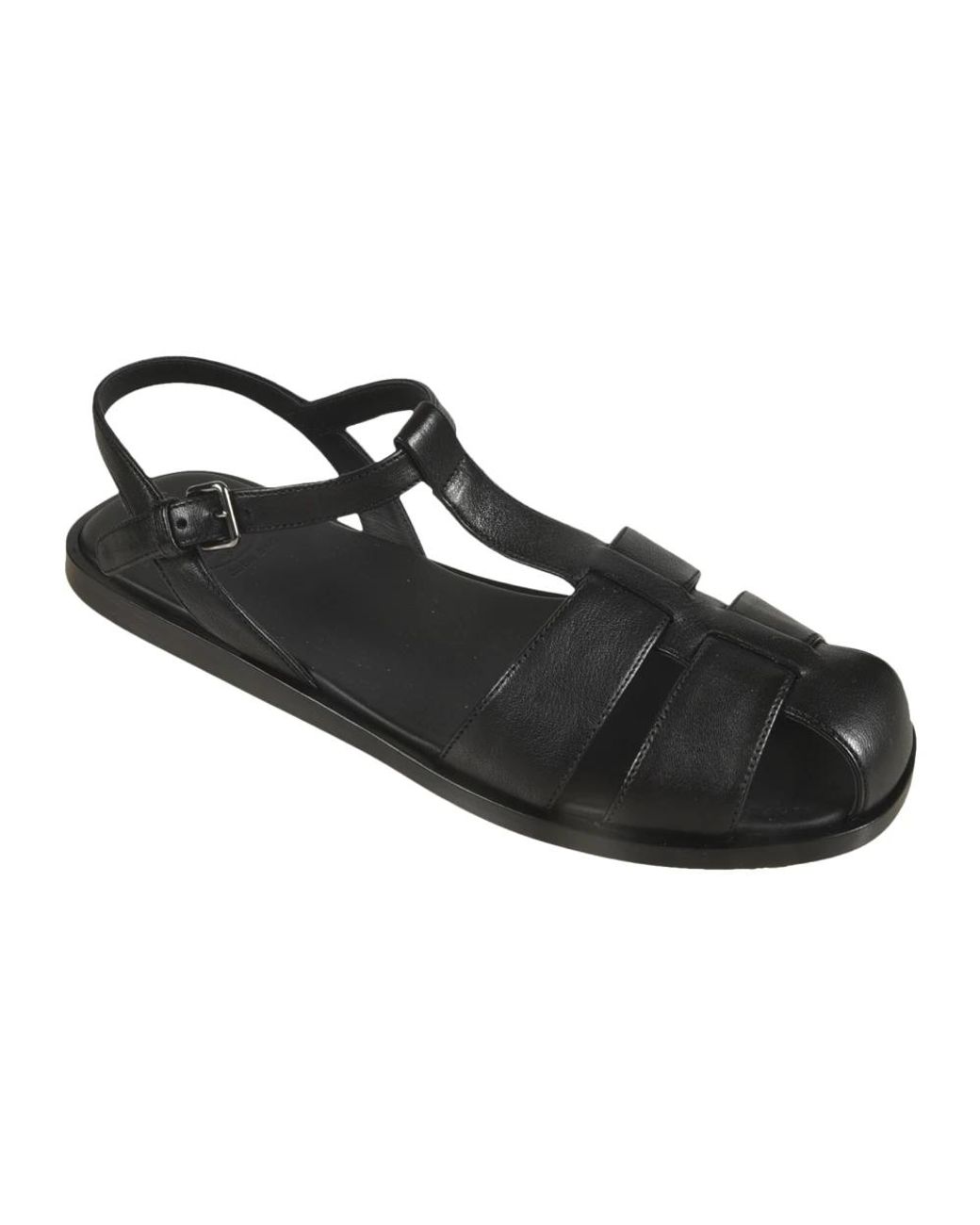 Church's Black Flat Sandals