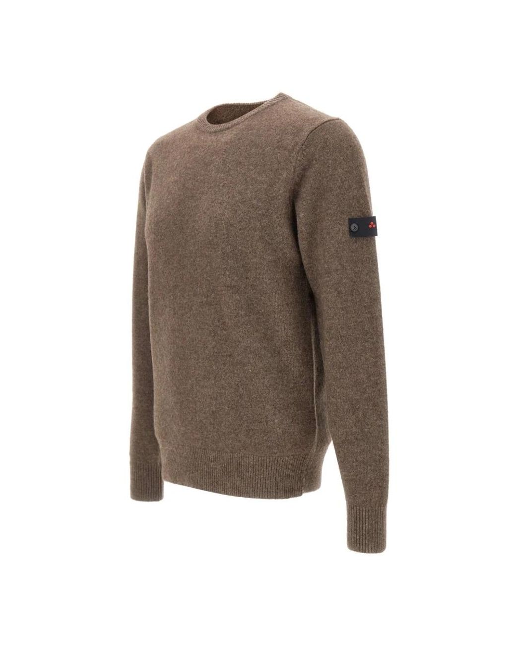 Peuterey Brown Round-Neck Knitwear for men
