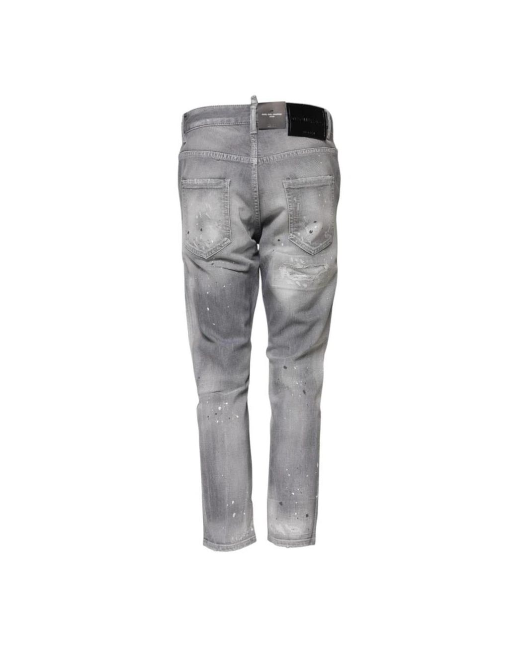 DSquared² Gray Slim Fit Jeans