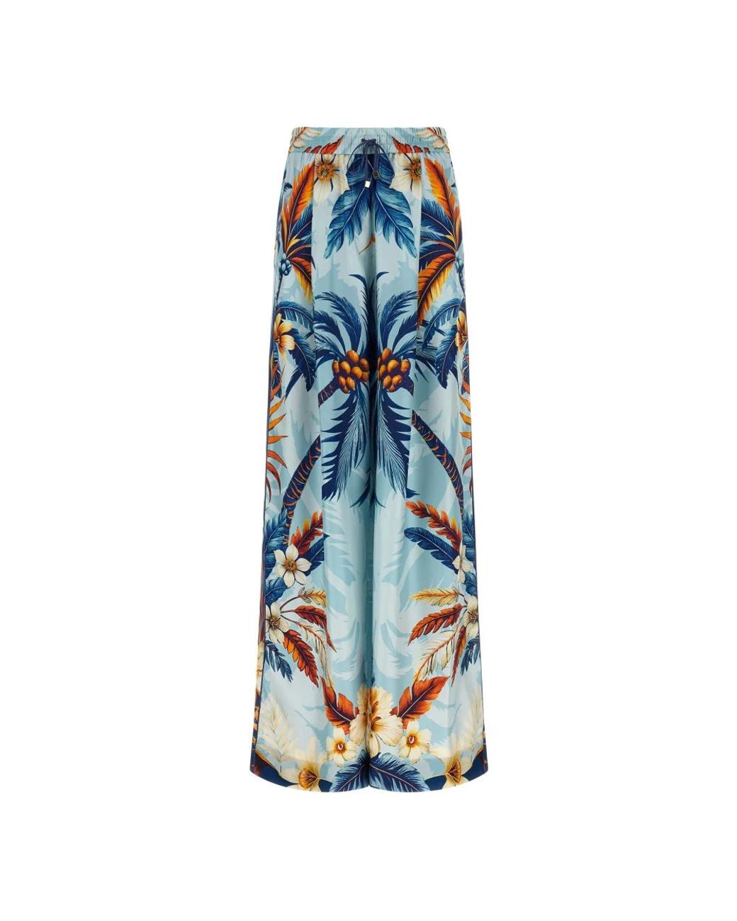 F.R.S For Restless Sleepers Blue Wide Trousers
