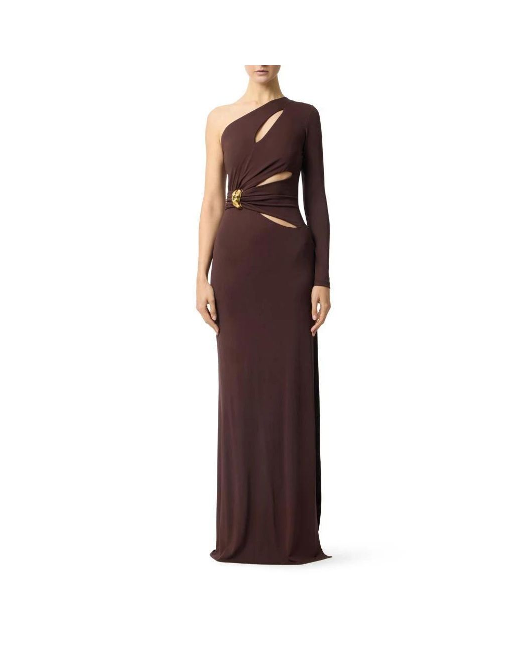 Elisabetta Franchi Brown Gowns