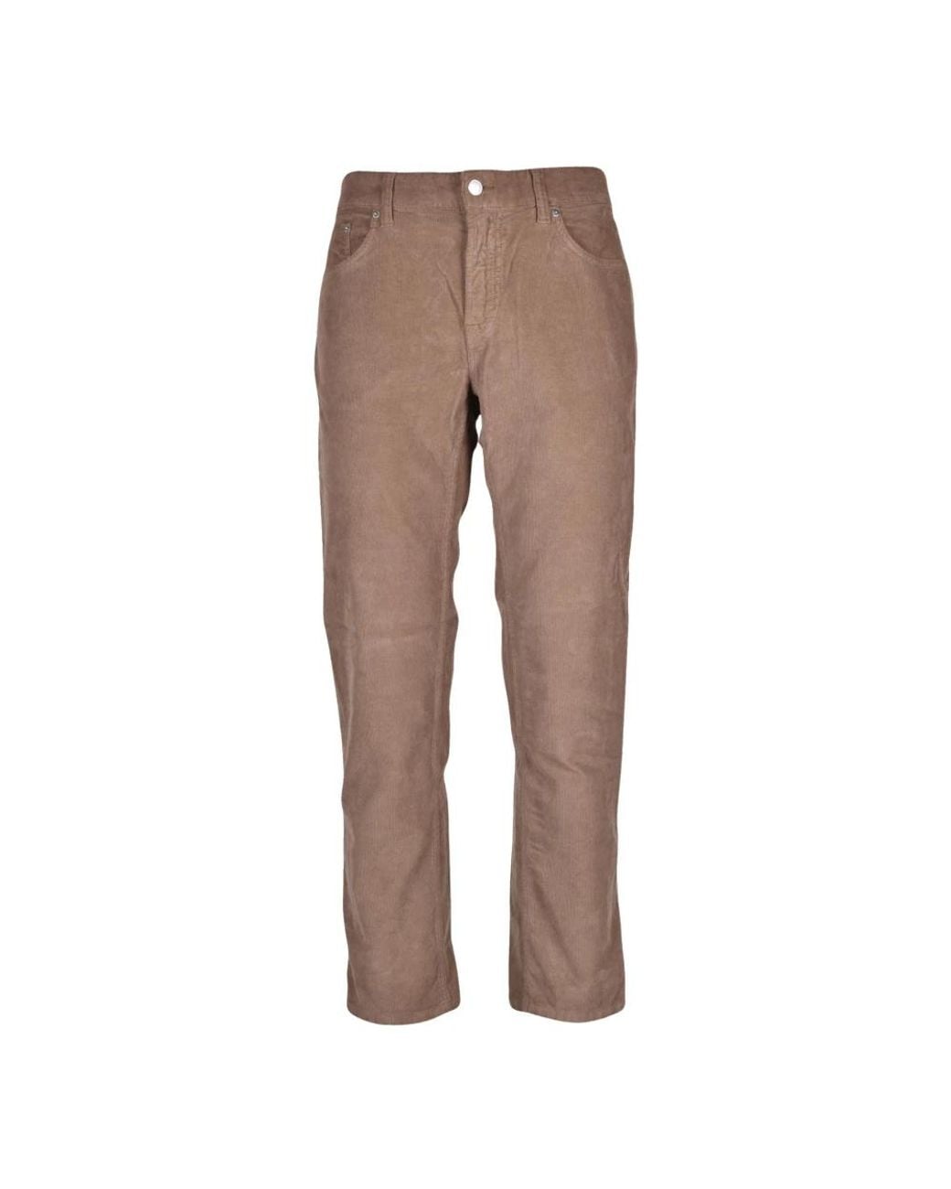 Department 5 Brown Straight Trousers for men