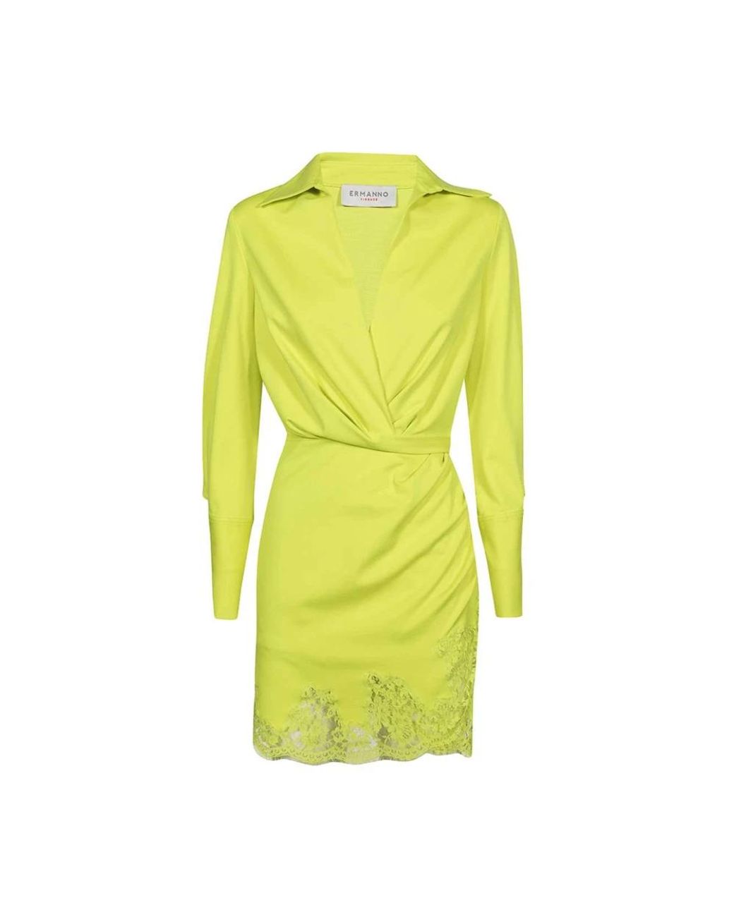 Ermanno Scervino Yellow Short Dresses