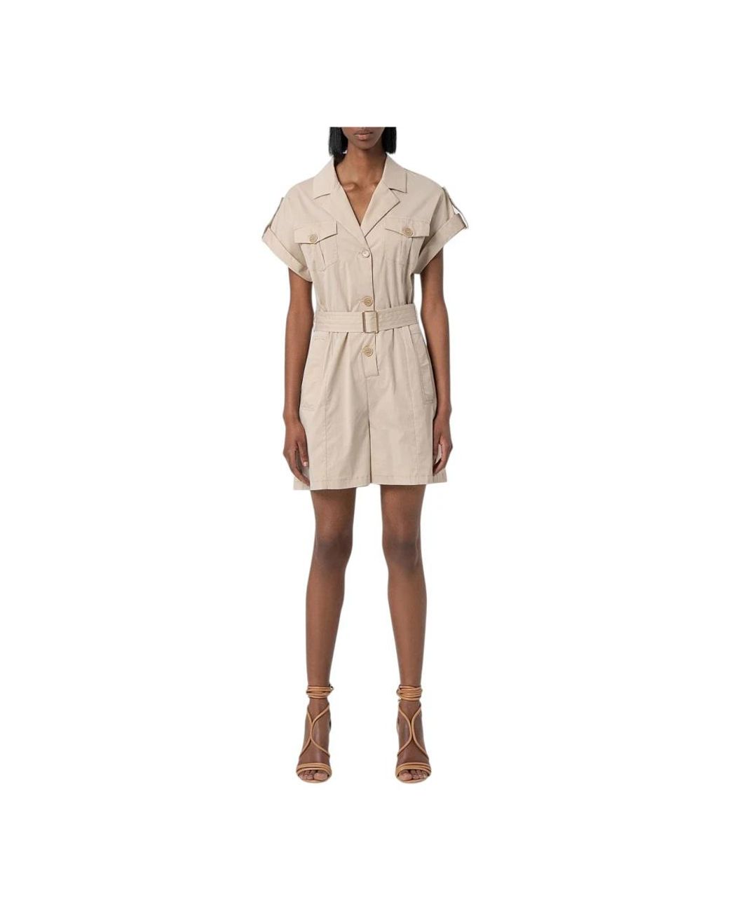 Fracomina Natural Playsuits