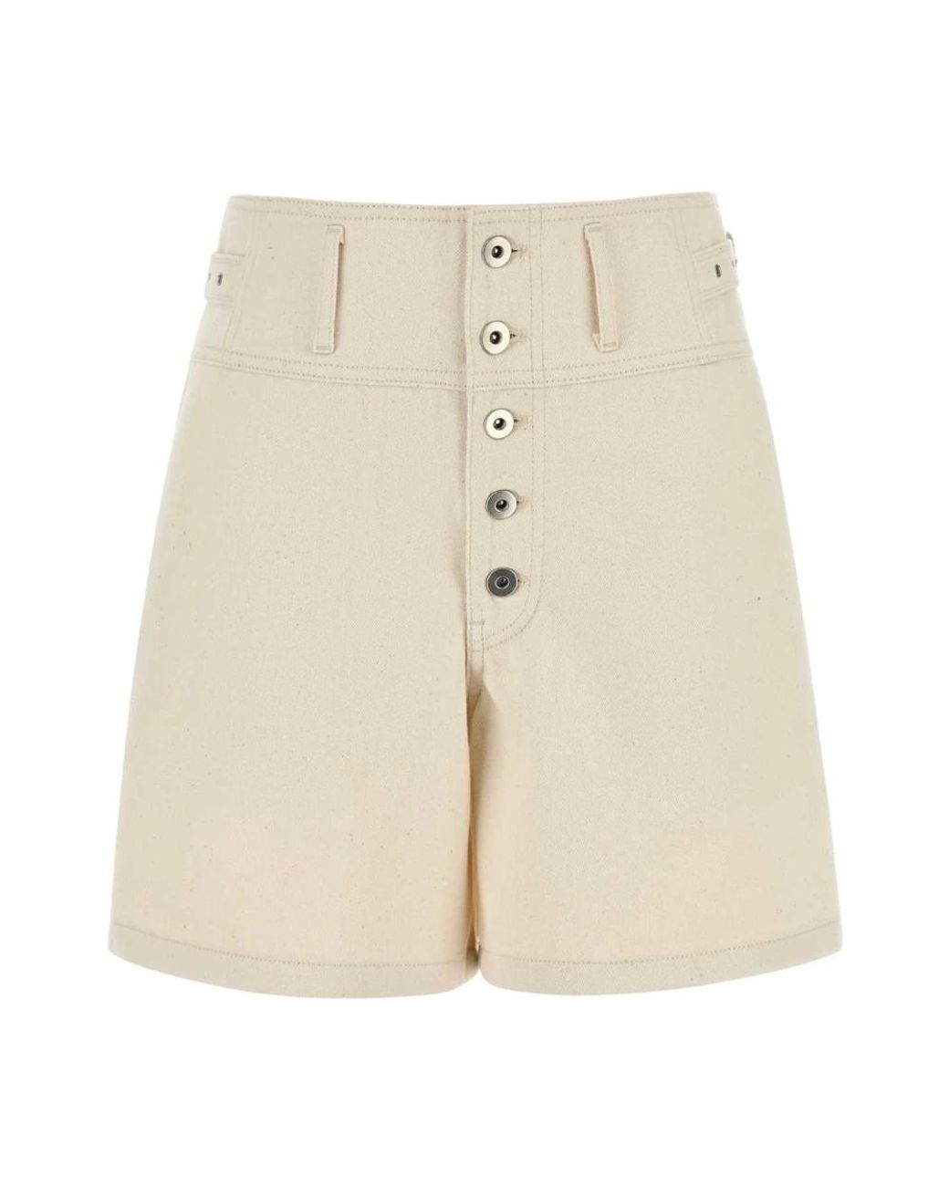 Jil Sander Natural Denim Shorts