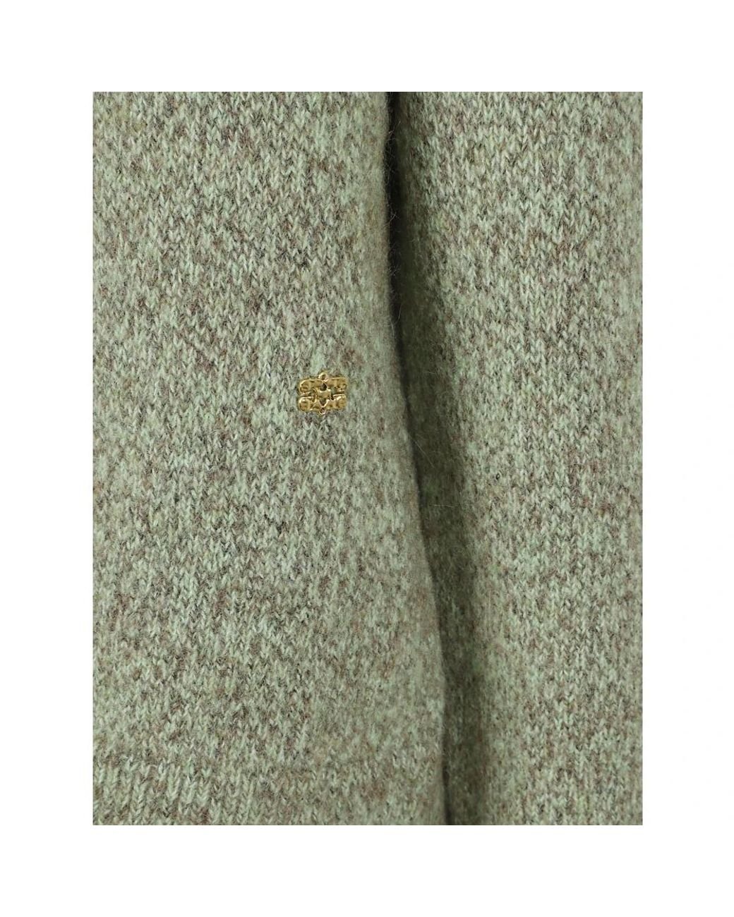 Ganni Green Turtlenecks