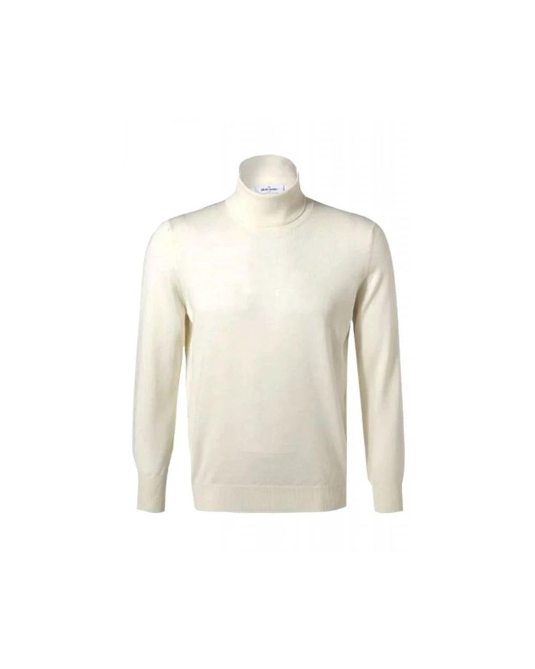 Gran Sasso Truien & Vesten ,Wol Turtleneck Trui in het Natural voor heren